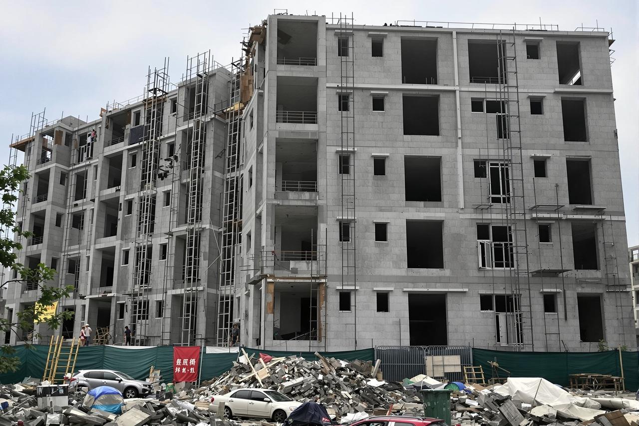 某地楼盘烂尾三年，业主集体维权，开发商法人失联